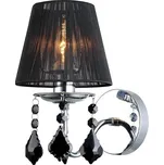 ITALUX MBM-2572/1 BK - Nástěnné svítidlo CORNELIA 1xE14/40W/230V