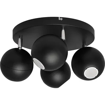 Bodové svítidlo LED Bodové svítidlo MIDWAY 4xGU10/6,5W/230V černá