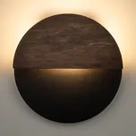 LED Nástěnné svítidlo LUNA LED/7W/230V pr. 26 cm černá/hnědá