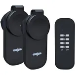 Solight DY12 - SADA 2x Venkovní zásuvka + dálkové ovládání IP44