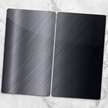 Obraz Ozdobné Skleněné Desky na Krájení a Servírování Futuristiký Kov 2x30x52