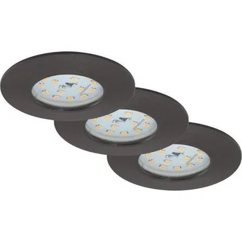 Koupelnové svítidlo Briloner 7295-031-SADA 3x LED Stmívatelné koupelnové svítidlo LED/6,5W/230V IP44