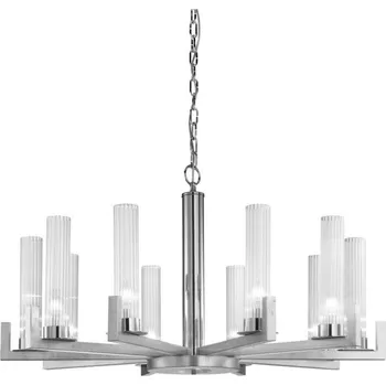 Kolarz 6009.81050 - Lustr na řetězu RAGGIO 10xE14/25W/230V stříbro