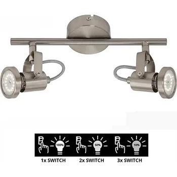 Bodové svítidlo Briloner 2712-022 - LED Stmívatelné bodové svítidlo SEMPLICE 2xGU10/5W/230V