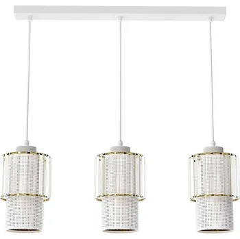 Lustr na lanku BLANCO 3xE27/60W/230V bílá