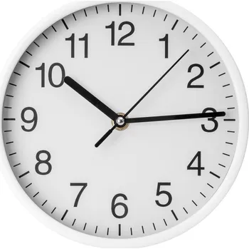 Hodiny Nástěnné hodiny pr. 20 cm 1xAA bílá/černá