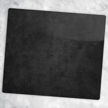 Obraz Kuchyňská Multifunkční Ozdobná Deska Tvrzené Sklo Tmavý Kámen 60x52