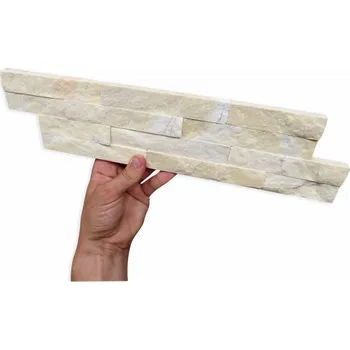 Obklad Přírodní obkladový kámen ZLÍN VZOREK - Kvarcit Sunny