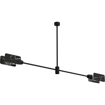 Lustr na tyči ASTRA 2xE27/60W/230V černá