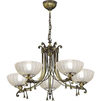 Amplex 8315 - Lustr na řetězu GRANADA 5xE27/10W/230V