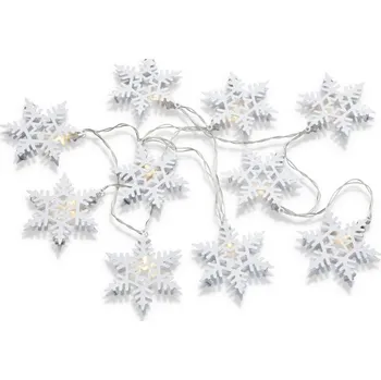 LED páska Markslöjd 703747 - LED Vánoční řetěz PRINCE 10xLED/3xAA 2,15m teplá bílá