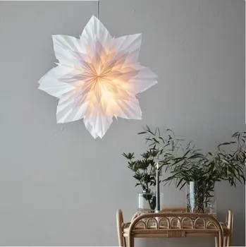 Lampička Markslöjd 705834 - Vánoční dekorace NEELA 1xE14/25W/230V pr. 56 cm bílá