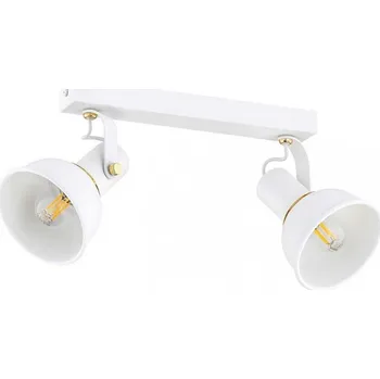 Bodové svítidlo Argon 7036 - Bodové svítidlo TWIST 2xE14/7W/230V bílá/zlatá