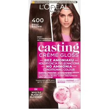 Barva na vlasy Barva na vlasy L'Oreal Paris Casting Creme Gloss 400 hnědá
