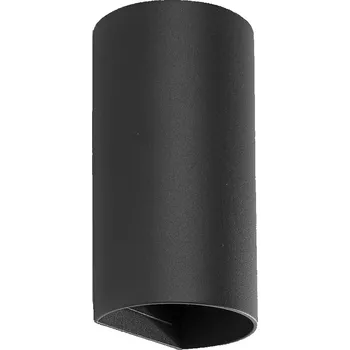 Nástěnné svítidlo FARO 40539 - Nástěnné svítidlo SOLE 2xGU10/8W/230V černá kulatý