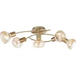 Rabalux 5552 - Přisazený lustr HOLLY 5xE14/40W/230V zlatá