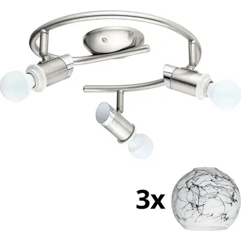 Bodové svítidlo Eglo - LED Bodové svítidlo MY CHOICE 3xE14/4W/230V chrom/bílá/černá