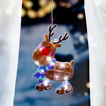 Dětské svítidlo LED vánoční dekorace do okna 10xLED/3xAAA