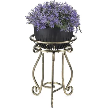 Stojan na květiny Stojan na květiny 37x29 cm zlatá