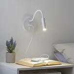 Brilagi - LED Flexibilní nástěnná lampa s USB portem MAYA LED/3W/230V bílá
