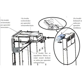 Krbová kamna Ventilátor na kamna Flamma a Cubira