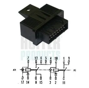Palivový systém Relé, palivové čerpadlo HOFFER 7240107