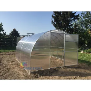 Skleník Zahradní skleník GARANT 3x8 m PC 4 mm (Zahradní skleník z polykarbonátu )