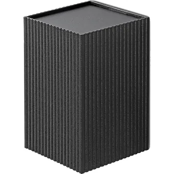 Nástěnné svítidlo FARO 40535 - Nástěnné svítidlo SOLE 1xGU10/8W/230V černá vroubkovaná hranatý