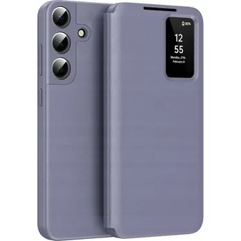 Pouzdro na mobilní telefon Flipové pouzdro SUPERO pro Samsung A56 5G fialové