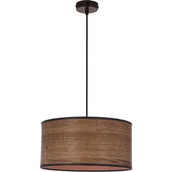 Lustr na lanku LEGNO 1xE27/40W/230V pr. 30 cm hnědá