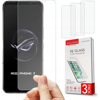 Pouzdro na mobilní telefon Hybridní Sklo ArmorShield pro Asus ROG Phone 7, 3 ks