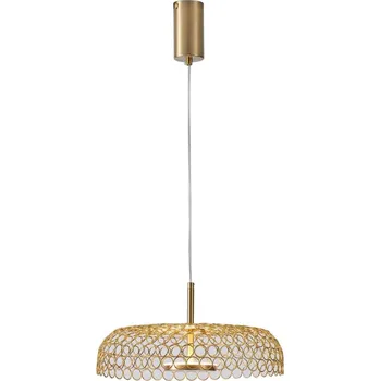 LED Lustr na lanku PERFORATO LED/10W/230V 3000K zlatá pr. 35 cm