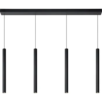 Lucide 74403/04/30 - LED Stmívatelný lustr na lanku LORENZ 4xLED/4W/230V černá