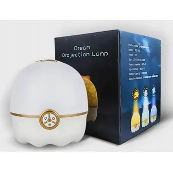 Lampička NOČNÍ LAMPIČKA LED PROJEKTOR HVĚZD OBLOHY 11 VYMĚNITELNÝCH PROJEKCÍ