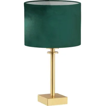 Lampička Argon 8106 - Stolní lampa ABBANO 1xE27/15W/230V mosaz/zelená