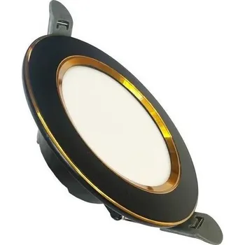 LED Podhledové svítidlo LED/7,5W/230V 4000K černá/zlatá