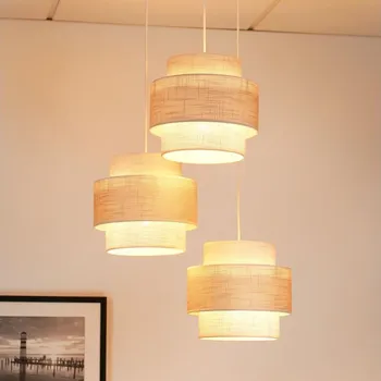 Brilagi - Lustr na lanku DOVER SPACE 3xE27/15W/230V šedá/krémová