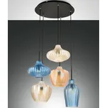 Fabas Luce 3725-49-363 - Lustr na lanku OLBIA 5xE27/40W/230V