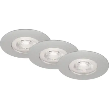 Koupelnové svítidlo Briloner - SADA 3x LED Stmívatelné koupelnové svítidlo LED/4,9W/230V IP44