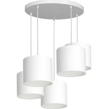 Lustr na lanku ARDEN 5xE27/60W/230V bílá