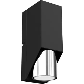 Nástěnné svítidlo Nástěnné svítidlo WALL 1xGU10/8W/230V černá/lesklý chrom