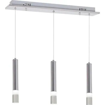 LED Lustr na lanku ICE 3xLED/5W/230V