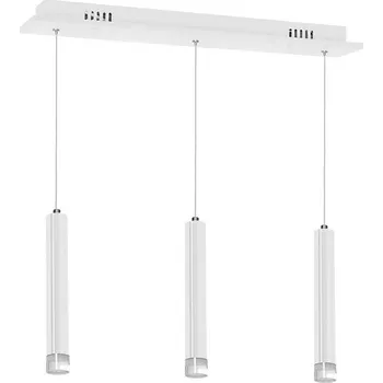 LED Lustr na lanku ALBA 3xLED/15W/230V bílá