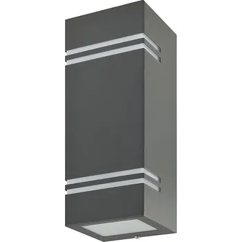 Venkovní osvětlení Venkovní nástěnné svítidlo QUAZAR7 2xGU10/11W/230V IP44 šedá