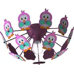 Eglo 95637 - Dětské stropní svítidlo VIKI 2 1xE27/60W/230V růžová