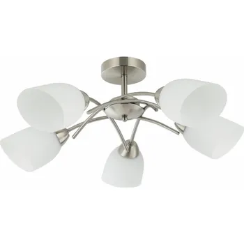 Přisazený lustr DONNA 5xE27/60W/230V nikl