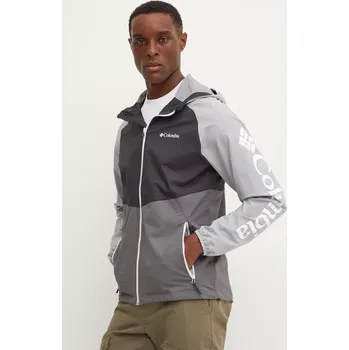 Pánská softshellová bunda Columbia Sportswear Panther Creek II Hiking Softshell Jacket City Grey/ Black/Columbia Grey