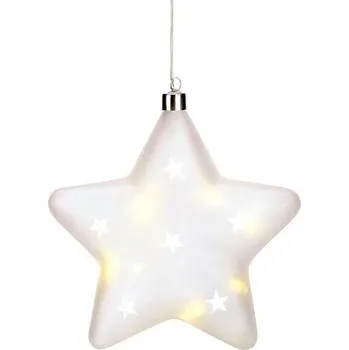 Nástěnné svítidlo Markslöjd 704489 - LED Vánoční dekorace LISETTE 10xLED/0,3W/3xAA hvězda