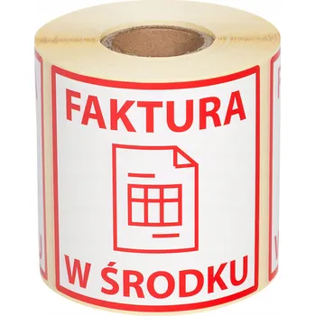 Speciální papír Etikety Nálepky Horní Červené 10x10cm Lepicí