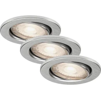 Koupelnové svítidlo Briloner 7277-039-SADA 3xLED Stmívatelné koupelnové svítidlo 1xGU10/5W/230V IP23